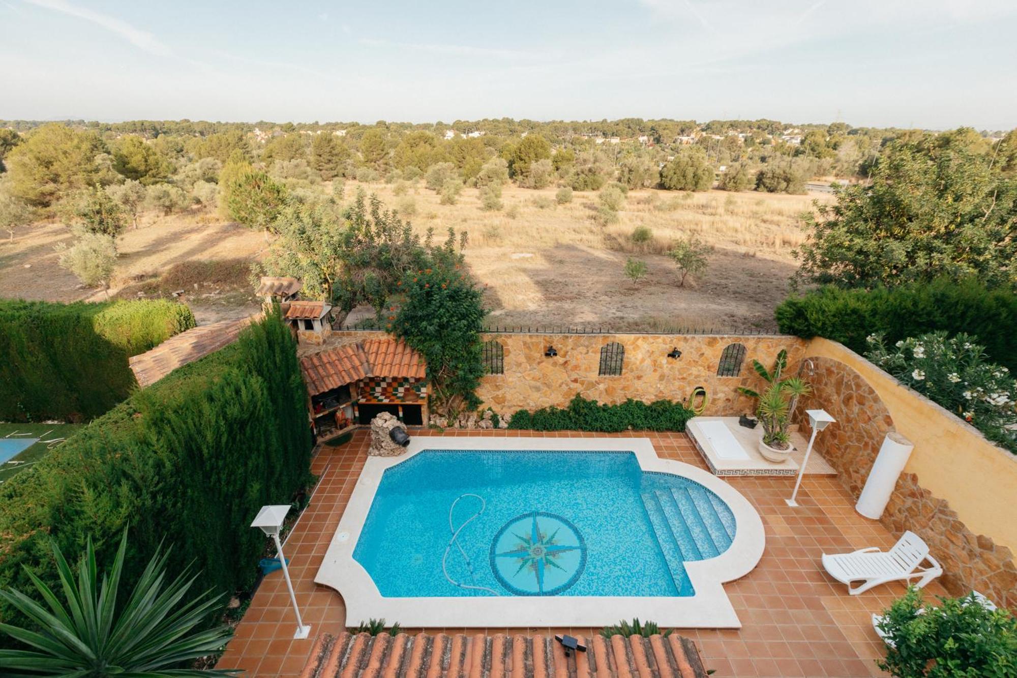 Chalet, Villa Rodeada De Naturaleza Piscina A Doce Klm De Valencia Y 7 Del Aeropuerto Zewnętrze zdjęcie